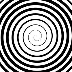 Hypnotic spiral background Royalty Free Vector Image