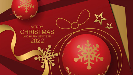christmas and happy new year background Vector Image