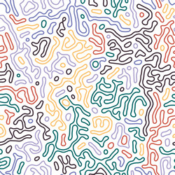 seamless colorful pattern abstract template vector image