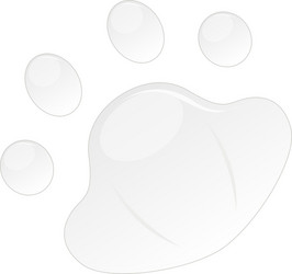 button in pad shape vector