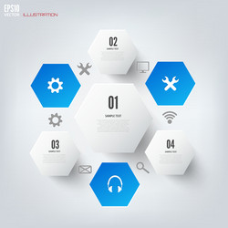 cloud computing background with web icons social vector image