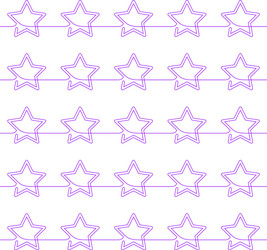 Seamless pattern made continuous line drawing vector