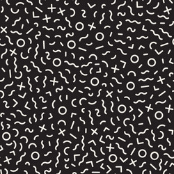 Geometric Line Scatter Pattern vector image