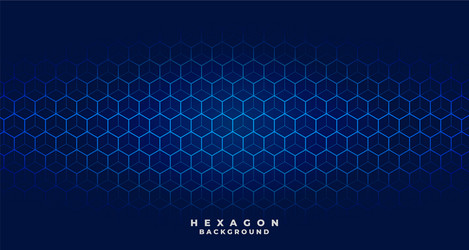 Hexagonal Tech Background vector image