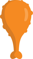 chicken thighs icon flat style vector image
