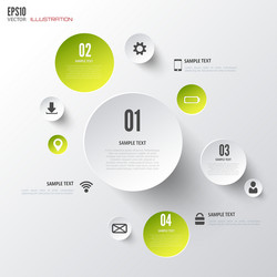 cloud computing background with web icons social vector image