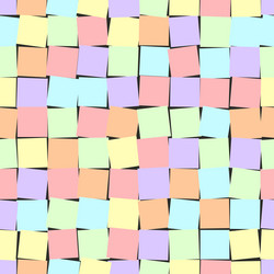 seamless pattern with color post it note vector image