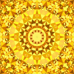 yellow abstract repeating triangle mosaic tile vector image