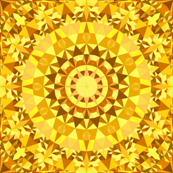 Yellow abstract repeating triangle mosaic tile vector