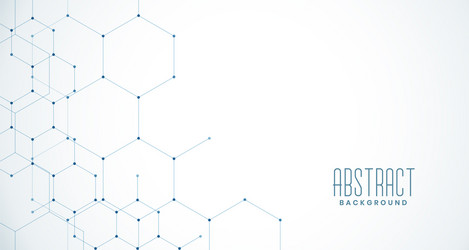 Hexagonal Mesh Network Background vector image