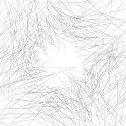 monochrome texture with random chaotic lines vector