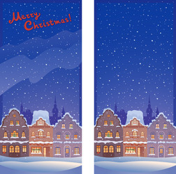 Christmas vertical banners Royalty Free Vector Image