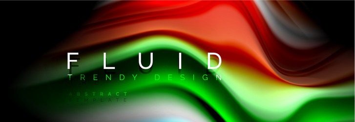 Fluid wave line background or pattern geometric vector