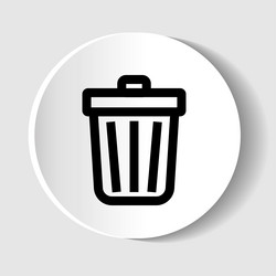 Recycle icon for webdesign and mobile applications vector
