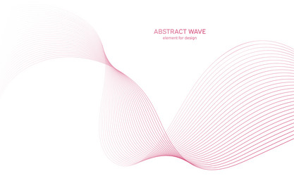 abstract colorful wave element for design digital vector image