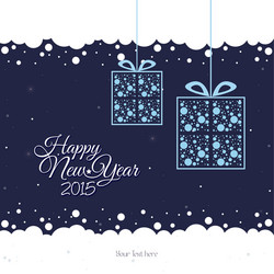 abstract happy new year background with some vector image