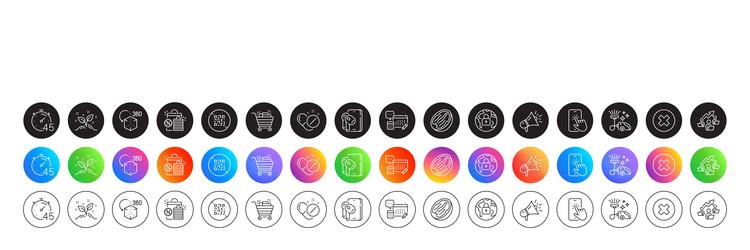 close button qr code and startup concept line vector image
