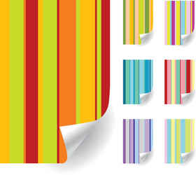 curl pages vector image
