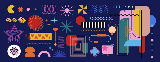 pattern icon abstract element design graphic vector image
