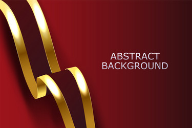 abstract gold layered background with glow effect vector image