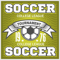 football emblem Vector Image