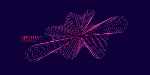 abstract background with dynamic waves vector image