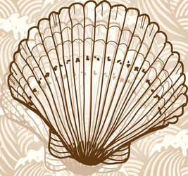 Sea hand drawn Royalty Free Vector Image - VectorStock
