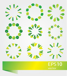 web page loading status icons vector image