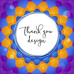 bright abstract circular background with colorful vector image