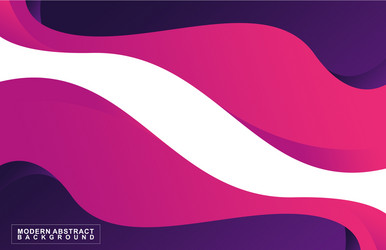 Trendy abstract geometry fluid wavy gradient color vector