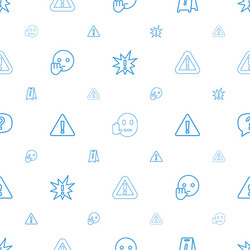 exclamation icons pattern seamless white vector