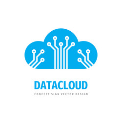 cloud hosting icon design computing technology vector