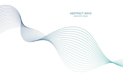 abstract colorful wave element for design digital vector image