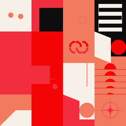 abstract pattern design elements vector image
