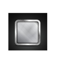 Technology black blank app icon template Vector Image