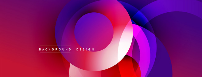 abstract vibrant layers create dynamic visual vector image
