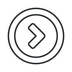 next forward button design vector image