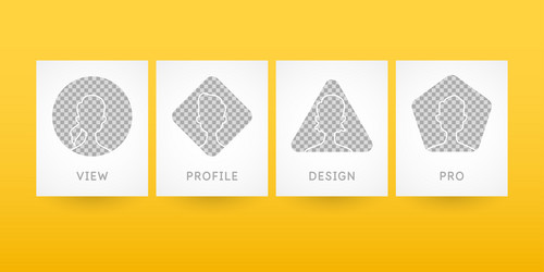 a conditional image of person set user vector image