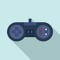 arcade gaming joystick icon flat style vector