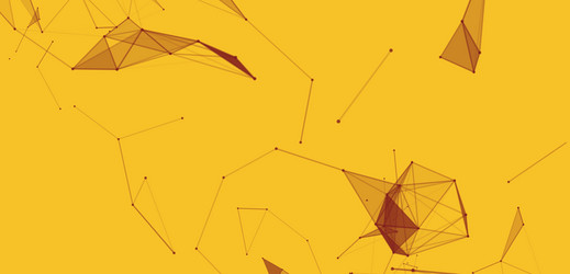virtual abstract background with particle vector image