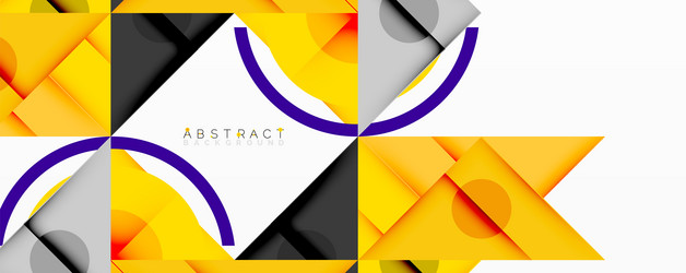 geometric abstract design with layered triangles vector image