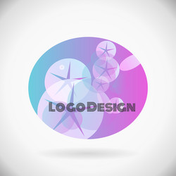 Abstract design element new spa logo vector