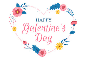 Galentine's Day Friendship Celebration vector