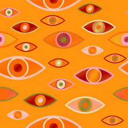 seamless pattern with magical witchcraft vector image