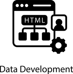 web hierarchy vector image