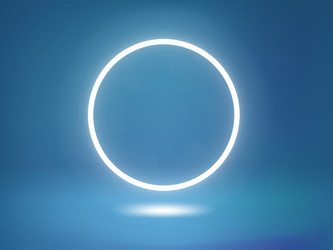 circle empty frame with copy space 3d premium vector image