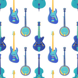String Instruments Pattern vector