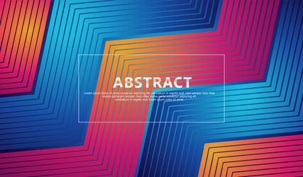 abstract lines on triangle shape background vector