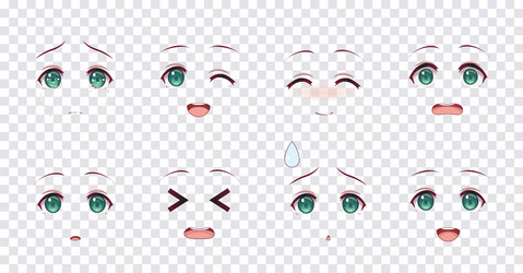 Premium Vector L Set Expression Mouth Anime Manga Cute, Vector, Design,  Illustration PNG and Vector with Transparent Background for Free Download