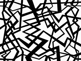 abstract geometric pattern with random chaotic lin vector image